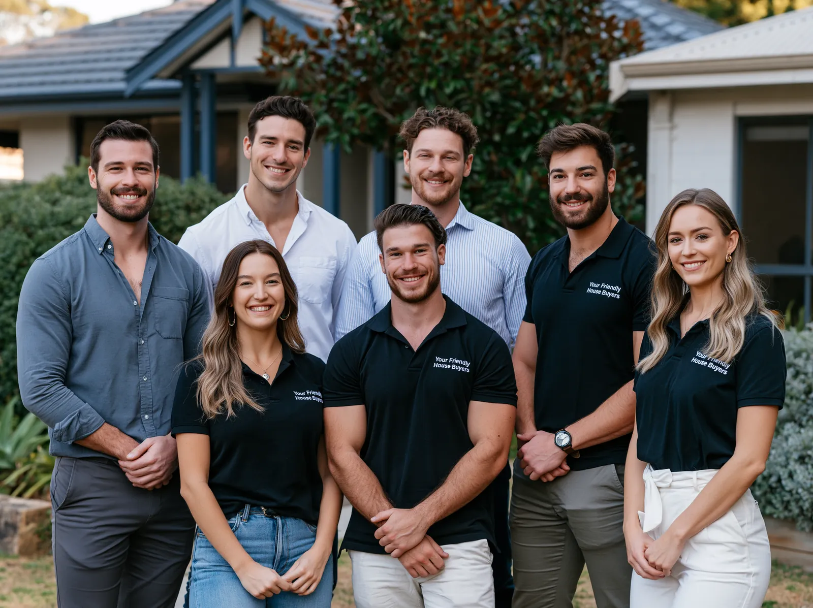 The Your Friendly House Buyers team — a friendly, local we buy houses company